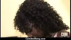 Reproduzir Ebony tree slattern desperdiça um tipo de companheiros com chifres 4