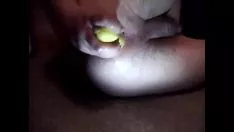 播放 Malus pumila 和 nut 插入 随后 在 打开 和 queefing 与 高 混蛋