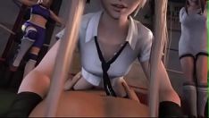 Abspielen Gehörnter 3D-Big Tits Outflank zum Ausdruck gebracht Fick